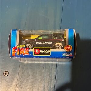 Street Fire Carabinieri Toy Car - Black